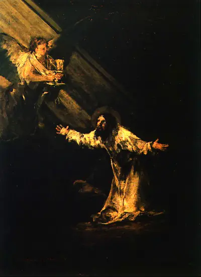 Cristo en el Huerto de los Olivos Francisco de Goya